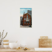 Buiten Uitzicht van het Oude Staatshuis # 2 Poster (Keuken)