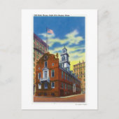 Buiten Uitzicht van het Oude Staatshuis Briefkaart (Voorkant)