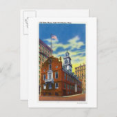 Buiten Uitzicht van het Oude Staatshuis Briefkaart (Voorkant / Achterkant)