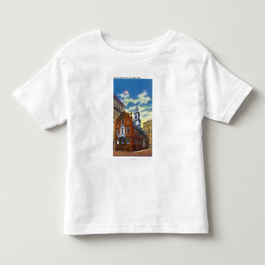 Buiten Uitzicht van het Oude Staatshuis Kinder Shirts (Voorkant)