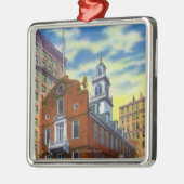 Buiten Uitzicht van het Oude Staatshuis Metalen Ornament (Links)