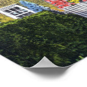 Buiten Uitzicht van het oudste huis in de stad Poster (Hoek)