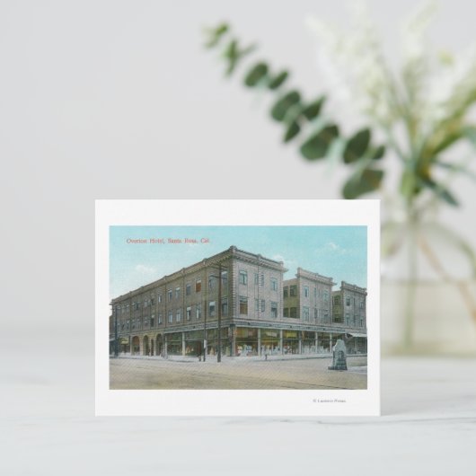 Buiten Uitzicht van het Overton Hotel # 2 Briefkaart (Staand voorkant)
