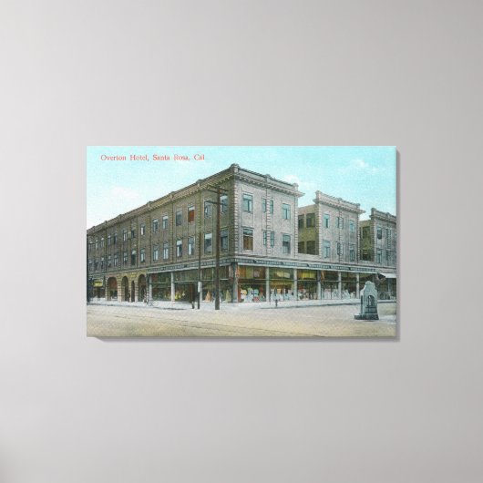 Buiten Uitzicht van het Overton Hotel # 2 Canvas Afdruk (Voorkant)