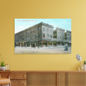 Buiten Uitzicht van het Overton Hotel # 2 Canvas Afdruk (Insitu (Woonkamer))