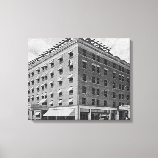 Buiten Uitzicht van het Owyhee HotelBoise, ID Canvas Afdruk (Voorkant)