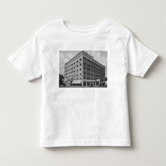 Buiten Uitzicht van het Owyhee HotelBoise, ID Kinder Shirts (Voorkant)