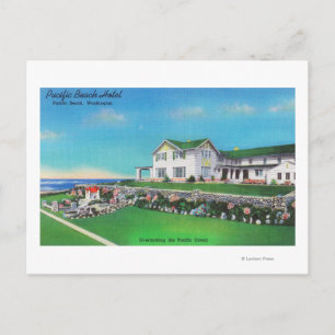 Buiten Uitzicht van het Pacific Beach Hotel Briefkaart