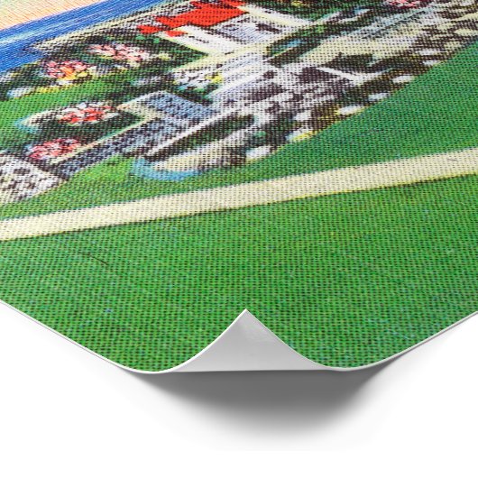 Buiten Uitzicht van het Pacific Beach Hotel Poster (Hoek)