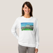 Buiten Uitzicht van het Pacific Beach Hotel T-shirt (Voorkant volledig)