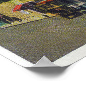 Buiten Uitzicht van het Palace HotelUkiah, CA Poster (Hoek)