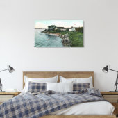 Buiten Uitzicht van het parelhuis Canvas Afdruk (Insitu (Slaapkamer))