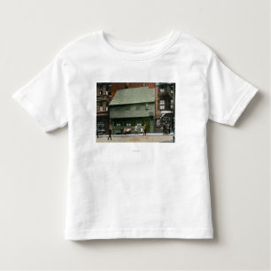 Buiten Uitzicht van het Paul Revere House # 4 Kinder Shirts