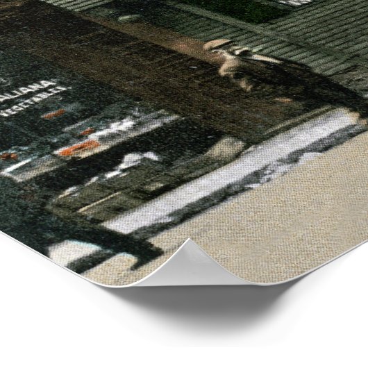 Buiten Uitzicht van het Paul Revere House # 4 Poster (Hoek)