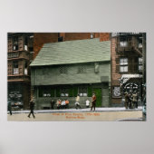 Buiten Uitzicht van het Paul Revere House # 4 Poster (Voorkant)