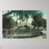 Buiten Uitzicht van het Peninsula Hotel Poster (Voorkant)