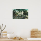 Buiten Uitzicht van het Peninsula Hotel Poster (Keuken)