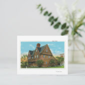 Buiten Uitzicht van het Pequot House Briefkaart (Staand voorkant)