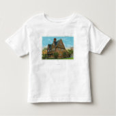 Buiten Uitzicht van het Pequot House Kinder Shirts (Voorkant)