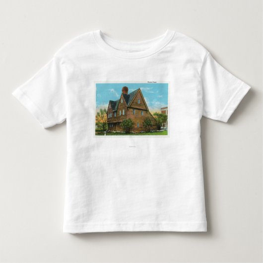 Buiten Uitzicht van het Pequot House Kinder Shirts (Voorkant)
