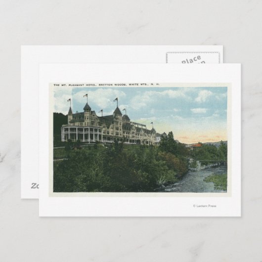 Buiten Uitzicht van het Pleasant Hotel # 2 Briefkaart (Voorkant / Achterkant)