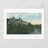 Buiten Uitzicht van het Pleasant Hotel # 2 Briefkaart (Voorkant)