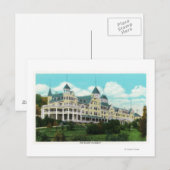 Buiten Uitzicht van het Pleasant Hotel Briefkaart (Voorkant / Achterkant)