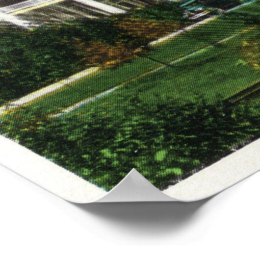 Buiten Uitzicht van het Pleasant Hotel Poster (Hoek)