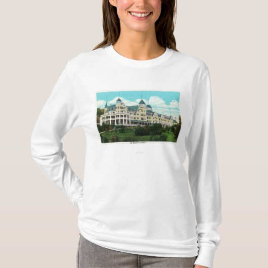Buiten Uitzicht van het Pleasant Hotel T-shirt (Voorkant)
