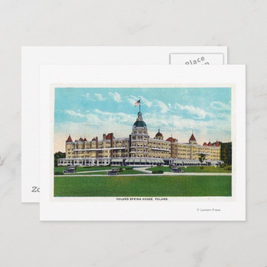 Buiten Uitzicht van het Poolse Lenthuis 2 Briefkaart (Voorkant / Achterkant)