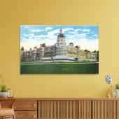 Buiten Uitzicht van het Poolse Lenthuis 2 Canvas Afdruk (Insitu (Woonkamer))