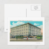 Buiten Uitzicht van het Porter-gebouw Briefkaart (Voorkant / Achterkant)