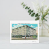 Buiten Uitzicht van het Porter-gebouw Briefkaart (Staand voorkant)