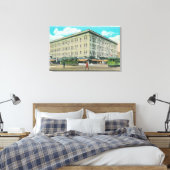 Buiten Uitzicht van het Porter-gebouw Canvas Afdruk (Insitu (Slaapkamer))