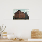 Buiten Uitzicht van het Powers Hotel Poster (Keuken)
