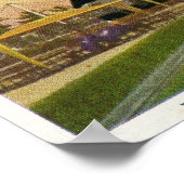 Buiten Uitzicht van het reisgebouw Poster (Hoek)