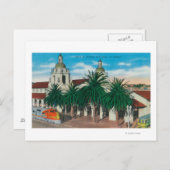 Buiten Uitzicht van het Santa Fe-station Briefkaart (Voorkant / Achterkant)
