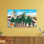 Buiten Uitzicht van het Santa Fe-station Canvas Afdruk (Insitu (Woonkamer))