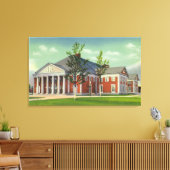 Buiten Uitzicht van het Saratoga-bioscoop Canvas Afdruk (Insitu (Woonkamer))