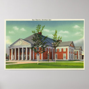 Buiten Uitzicht van het Saratoga-bioscoop Poster
