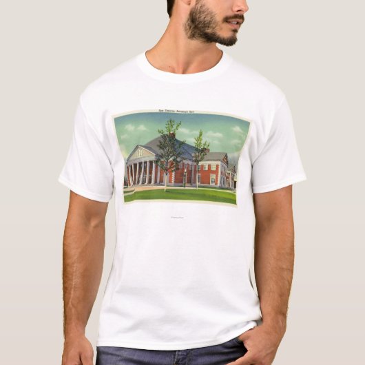 Buiten Uitzicht van het Saratoga-bioscoop T-shirt (Voorkant)