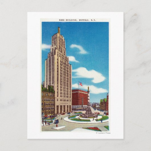 Buiten Uitzicht van het spoorweggebouw Briefkaart (Voorkant)