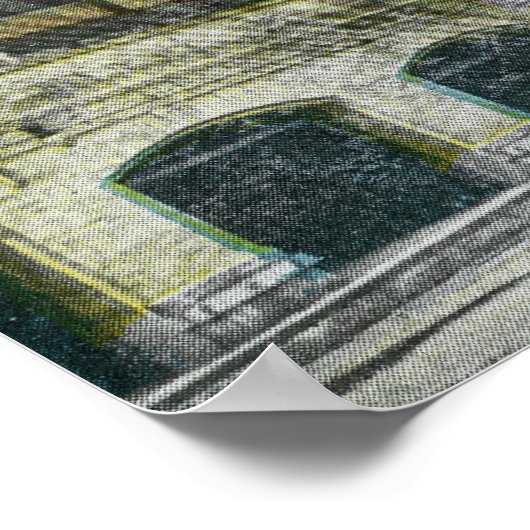 Buiten Uitzicht van het spoorwegstation Poster (Hoek)