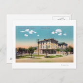 Buiten Uitzicht van het Spreckels Hotel Briefkaart (Voorkant / Achterkant)