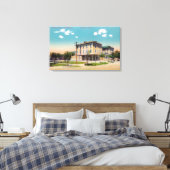 Buiten Uitzicht van het Spreckels Hotel Canvas Afdruk (Insitu (Slaapkamer))