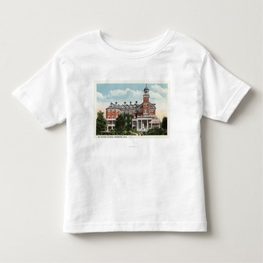 Buiten Uitzicht van het St. Vincent-ziekenhuis Kinder Shirts (Voorkant)