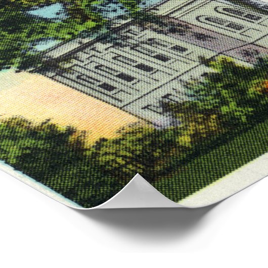 Buiten Uitzicht van het Staatsgebouw nr. 2 Poster (Hoek)