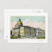 Buiten Uitzicht van het Staatshuis # 2 Briefkaart (Voorkant / Achterkant)