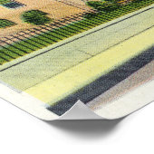 Buiten Uitzicht van het Staatshuis voor baken Poster (Hoek)