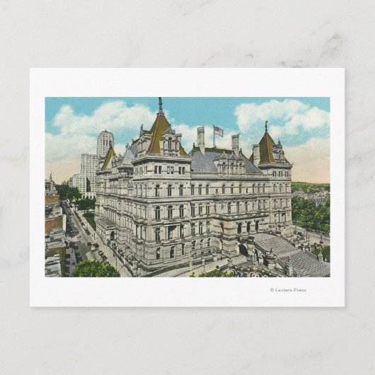 Buiten Uitzicht van het staatskapitaal en de Kanto Briefkaart (Voorkant)